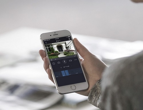 Smartphone app voor live camerabeeld