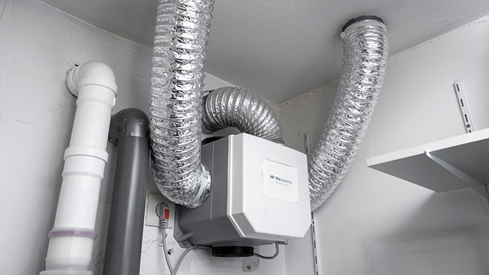 Mechanische ventilatie installatie